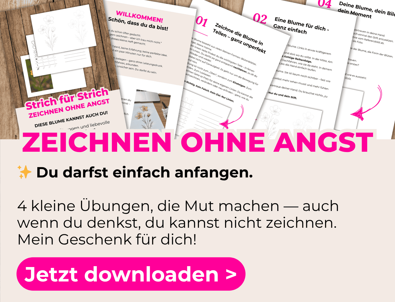 Zeichnen für Anfänger, Videos und Anleitung